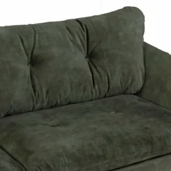 Bo Lundgren 3 zitsbank - Kuddar - velours Adore Hunter groen 156