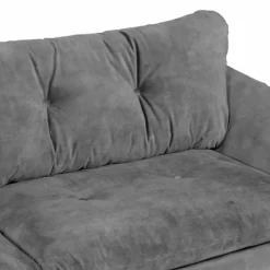 Sale Bo Lundgren 3 zitsbank - Kuddar - velours Adore grijs 180