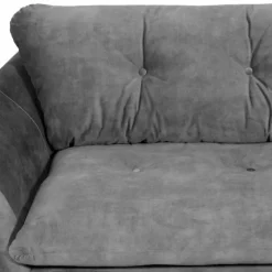 Sale Bo Lundgren 3 zitsbank - Kuddar - velours Adore grijs 180