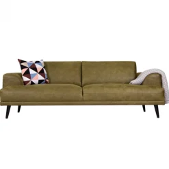 Online HomingXL 3 zitsbank - Lagos - leer Bull groen 59