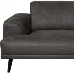 Online HomingXL 3 zitsbank - Lagos - leer Bull antraciet 67