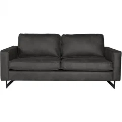 New HomingXL 2 zitsbank - Riverdance - leer Colorado antraciet 01