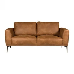 Best HomingXL 2 zitsbank - Tulp - leer Colorado cognac 03