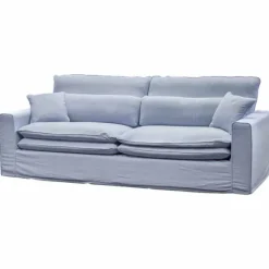 Outlet Bo Lundgren 3,5 zitsbank Lösa - stof Siena Baby blauw 611