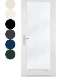 Outlet Austria Achterdeur - Massief Merbau - 1427 - Voorbehandeld creme wit