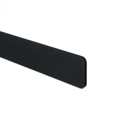 Online Bo Lundgren Afwerkkap Links - Vasteras Zwart Houtnerf - 69 x 7 cm