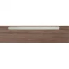 Online Bo Lundgren Afwerklijst onderkant - Ledstrip helder wit - Gavle Warm Noten - 140 x 5,5 cm