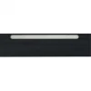Hot Bo Lundgren Afwerklijst onderkant - Ledstrip helder wit - Vasteras Zwart Houtnerf - 140 x 5,5 cm