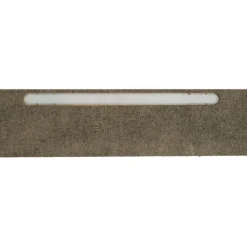 Discount Bo Lundgren Afwerklijst onderkant - Ledstrip helder wit - Göteborg Beton Donker - 140 x 5,5 cm