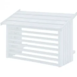 Plus Danmark Airco ombouw hout - wit - 116 x 56 x 78 cm (BxDxH)