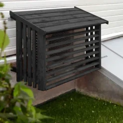 Plus Danmark Airco ombouw hout - wit - 116 x 56 x 78 cm (BxDxH)