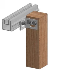 Discount Aslon systems Balk aluminium Standaard 4,0 x 4,0 cm (4 mtr)