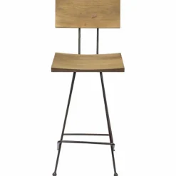 Clearance I-Catchers Barkruk hout&metaal - Zithoogte 65 cm