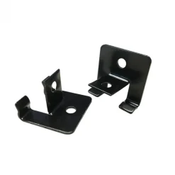 Sale C-Wood Begin- en eindclip RVS zwart incl schroeven (25 stuks)