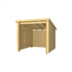 Online Plus Danmark Berging open 5 m2 onbehandeld 218 x 229 x 220 cm