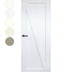 Outlet Austria Binnendeur - Cabana Blanco - Uno links - Hoogwaardig voorgelakt wit