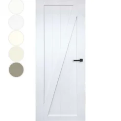 Austria Binnendeur - Cabana Blanco - Uno rechts - Hoogwaardig voorgelakt wit