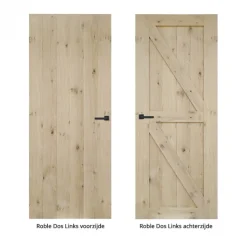 Best Austria Binnendeur - Cabana Roble - Dos links - onbehandeld eiken toplaag