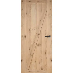 Online Austria Binnendeur - Cabana Roble - Uno rechts - onbehandeld eiken toplaag