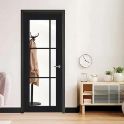 Online Svedex Binnendeur - Front - FR504 - Hoogwaardig afgelakt zwart