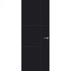 Online Svedex Binnendeur - Front - FR554 - Hoogwaardig afgelakt zwart