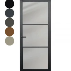 Hot Austria Binnendeur - Nero Legno - Genova Tinto - Hoogwaardig voorgelakt zwart