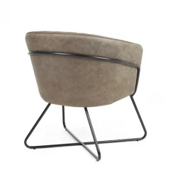 Outlet Bo Lundgren Eetkamerstoel - Nova - lederlook Soft groen (4 stuks)