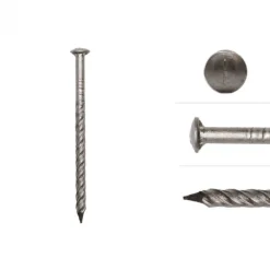 Discount Wovar Bolkop schroefnagels RVS - gevelbekleding - 2,5 x 40 mm (500 gram)