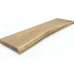 Clearance HomingXL Boomstam tafelblad - Massief Eiken onbehandeld - Dikte 5 cm
