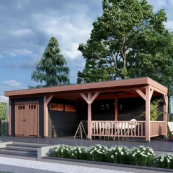 TrendHout Buitenverblijf Refter XL - 3 meter diep