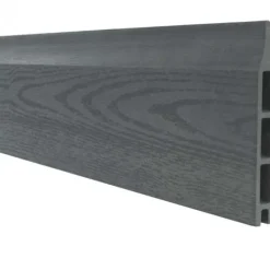 Hot Plus Danmark Containerscherm composiet - Artura antraciet met stalen palen - 99 x 288 x 142 cm