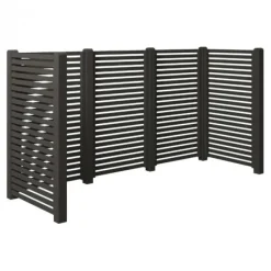 Outlet Plus Danmark Containerscherm vuren - Tokyo ombergrijs - 100 x 281 x 148 cm