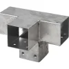 Plus Danmark Cubic 4 weg koppelstuk tbv paal 7 x 7 cm
