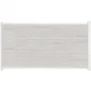 Online C-Wood Schutting composiet co-extrusie Como beige met wit aluminium kader (180 x 90 cm)