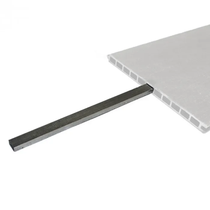 Outlet C-Wood Schutting composiet co-extrusie Como teak met antraciet aluminium kader (180 x 180 cm)