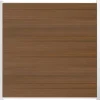 Hot C-Wood Schutting composiet co-extrusie Como teak met wit aluminium kader (180 x 180 cm)