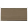 Clearance C-Wood Schutting composiet co-extrusie Garda vergrijsd bruin met blank alu kader (180 x 90 cm)