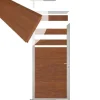 Clearance C-Wood Tuindeur aluminium blank frame Mix & Match - hardhout Bamboe (90 x 180 cm)