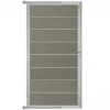 New C-Wood Tuindeur aluminium blank frame Modular - composiet co-ex grijs (90 x 180 cm)