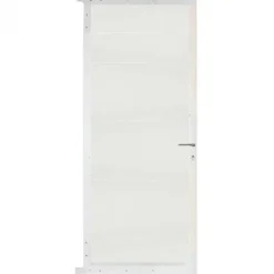 Discount C-Wood Tuindeur aluminium wit frame Modular - composiet co-ex wit (90 x 200 cm)
