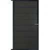 Hot C-Wood Tuindeur aluminium antraciet frame Modular - composiet antraciet (90 x 180 cm)