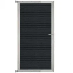 Hot C-Wood Tuindeur aluminium blank frame Rhombus Triple - composiet antraciet (90 x 180 cm)