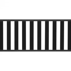 Best C-Wood Tuinhek set composiet antraciet Design met antraciet alu frame (7,54 mtr)