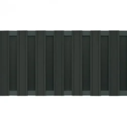 Discount C-Wood Tuinhek set composiet Stijl antraciet met antraciet aluminium frame (5,68 mtr)