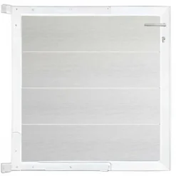 Hot C-Wood Tuinpoort aluminium wit frame Modular - composiet wit (90 x 90 cm)