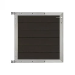 Online C-Wood Tuinpoort aluminium blank frame Mix & Match - composiet antraciet (90 x 90 cm)