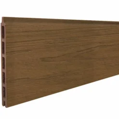 Outlet C-Wood Tuinpoort aluminium zwart frame Mix & Match - composiet bruin gevlamd (90 x 90 cm)