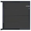 Sale C-Wood Tuinpoort aluminium antraciet frame Modular - composiet antraciet (90 x 90 cm)