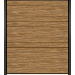 Best C-Wood Zelfbouw schutting hardhout Mix & Match Thermo Fraké - antraciet alu accessoires (180 x 200 cm)