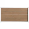 Outlet C-Wood Zelfbouw schutting composiet Modular teak - wit alu accessoires (180 x 97 cm)